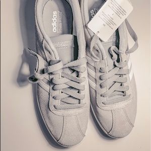 Gray Adidas Courtset Sneakers